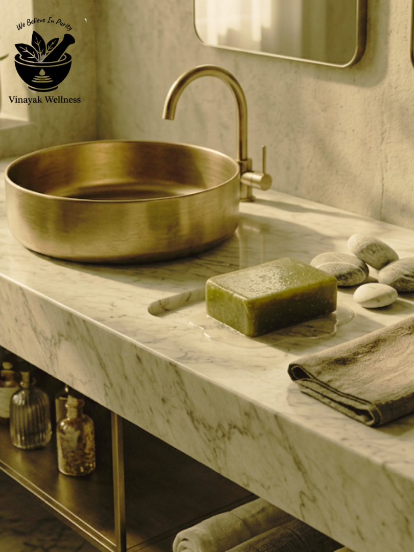 Neem and Aloevera Handmade Soap | Vinayak Wellness - Image 2